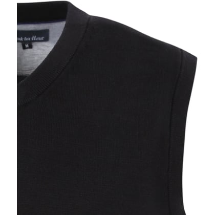 Henk ter Horst smanicato uomo | 100% cotone | scollo a V | nero