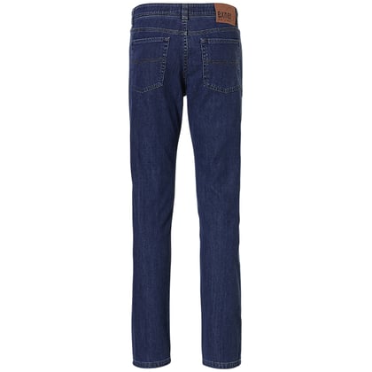 Jeans stretch da uomo Exner con elastico in vita Mid Blue