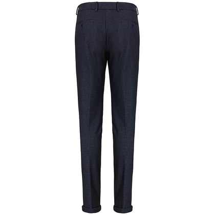 Henk ter Horst Belotti, pantaloni in tessuto superstretch misto blu-grigio