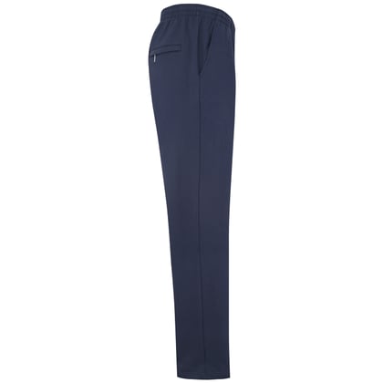 Henk ter Horst Pantaloni tricot Blu Scuro | Comodi | Vita elastica | Regular Fit