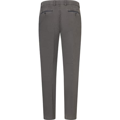 Henk ter Horst | Pantalone Chino in Cotone Stretch | Grigio Antracite | Look Casual Giornaliero