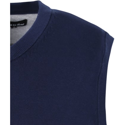 Henk ter Horst smanicato uomo | 100% cotone | blu marina | casual