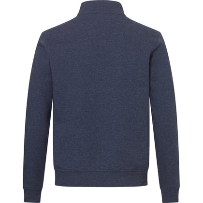 Baileys cardigan con zip | melange | blu scuro | casual