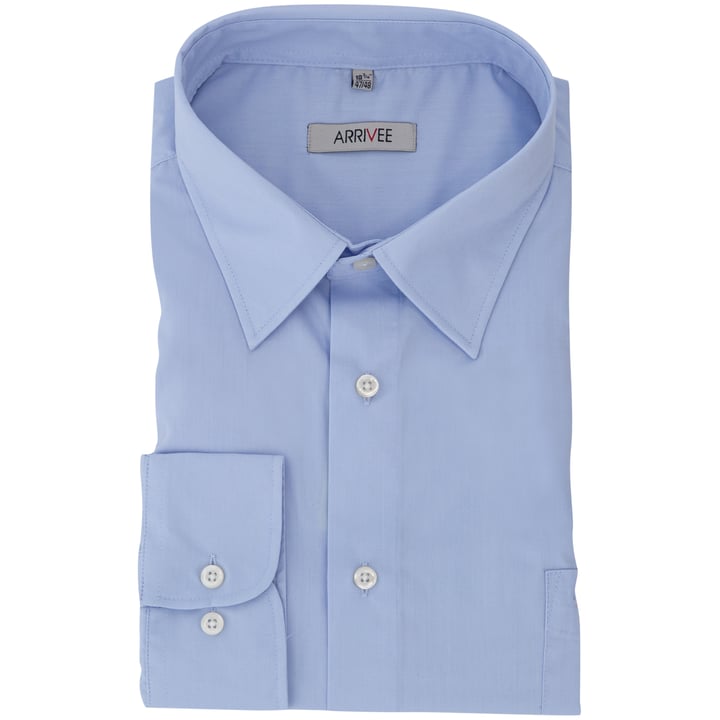 Camicia Arrivee a maniche lunghe uni blu