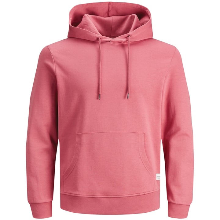Jack & Jones jjebasic regular fit sweat trui Lichtrood