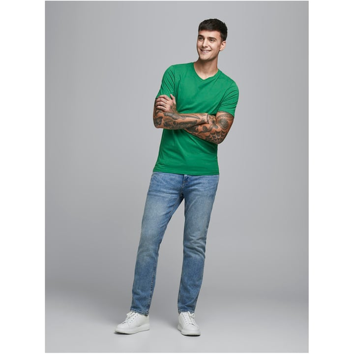Maglietta Jack & Jones uni girocollo Verde