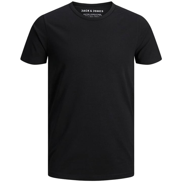 Maglietta Jack & Jones uni girocollo Nero