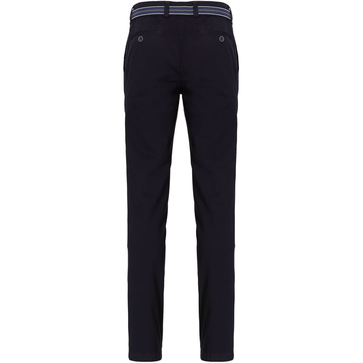 Pantalone chino Henk ter Horst in cotone stretch Blu Scuro