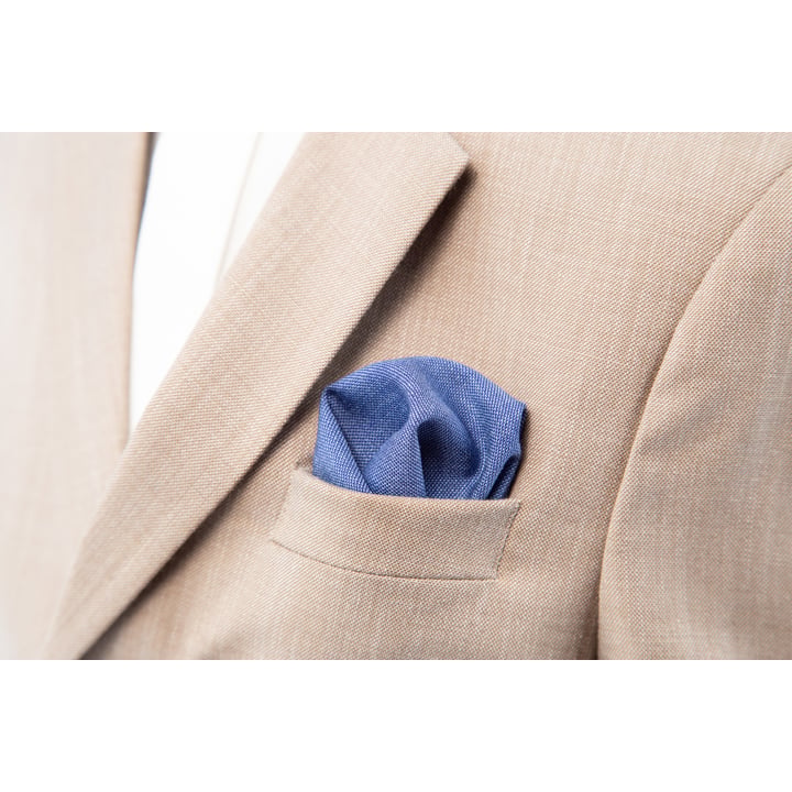 Henk ter Horst papillon da bambino con pochette blu