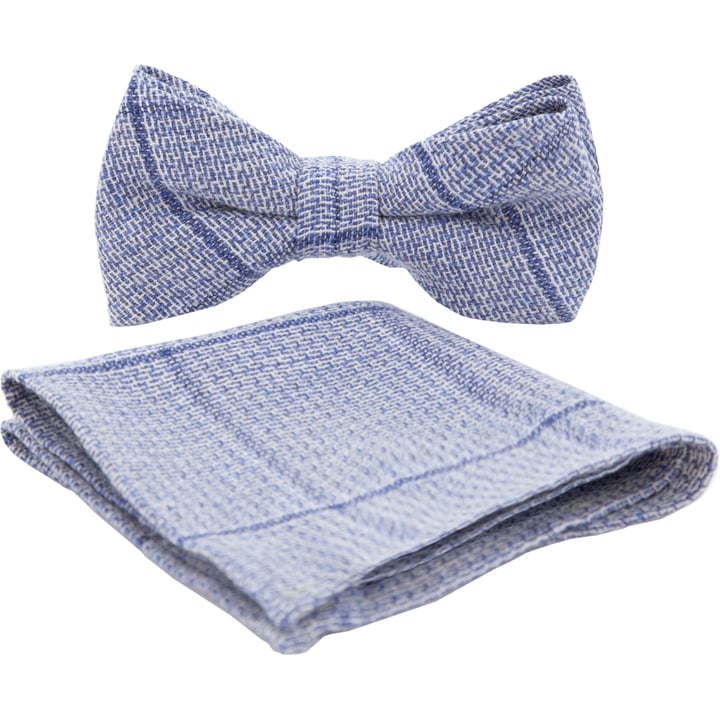 Farfalla da sposa a scacchi Atelier Torino Azzurro