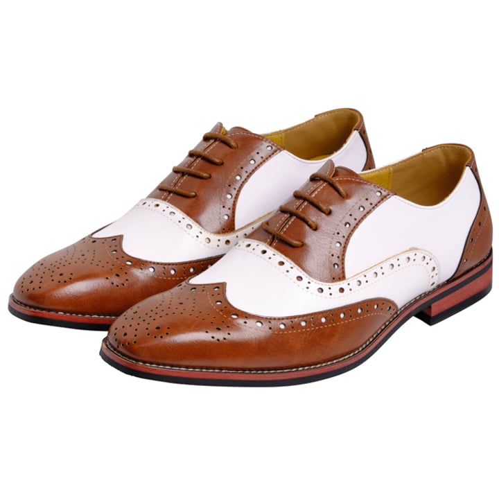 Henk ter Horst, scarpa stringata ordinata con color-blocking Marrone