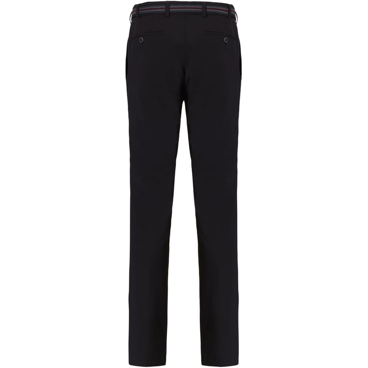 Henk ter Horst pantaloni classici in lana Terlenka stretch neri
