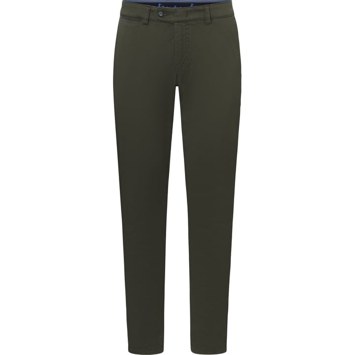 Pantaloni Chino Henk ter Horst | Cotone e Elastan | Tinta unita | Perfetti per look casual Verde Scuro.