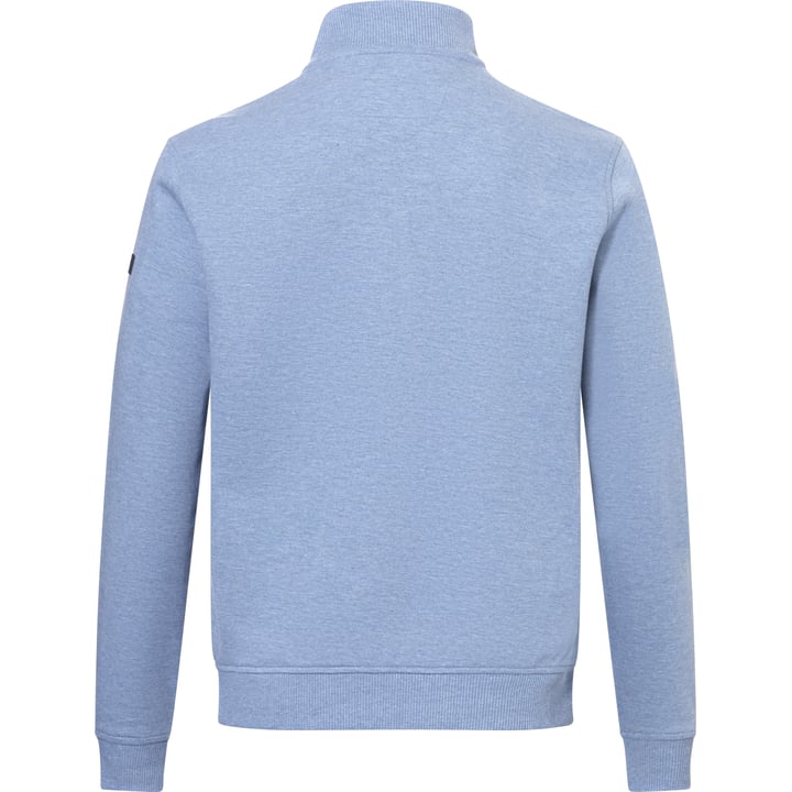 Cardigan con cerniera melange Baileys azzurro chiaro