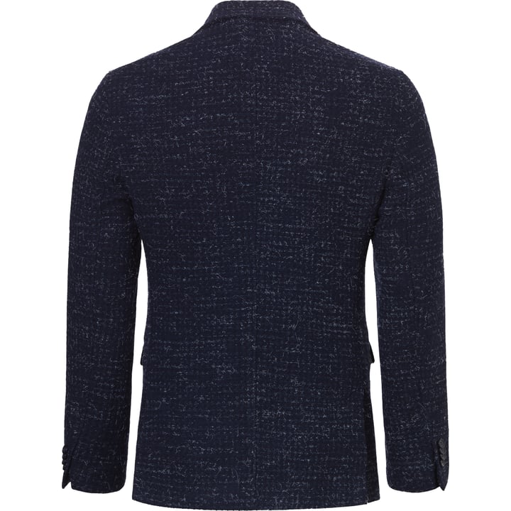 Giacca maglia melange Weis blu scuro