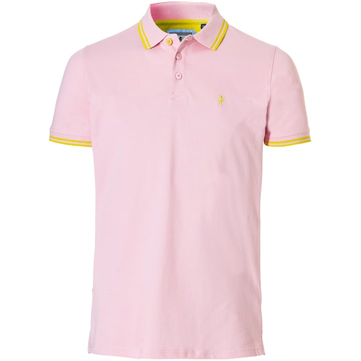 Polo Sea Barrier Freddy con colletto a contrasto Rosa chiaro