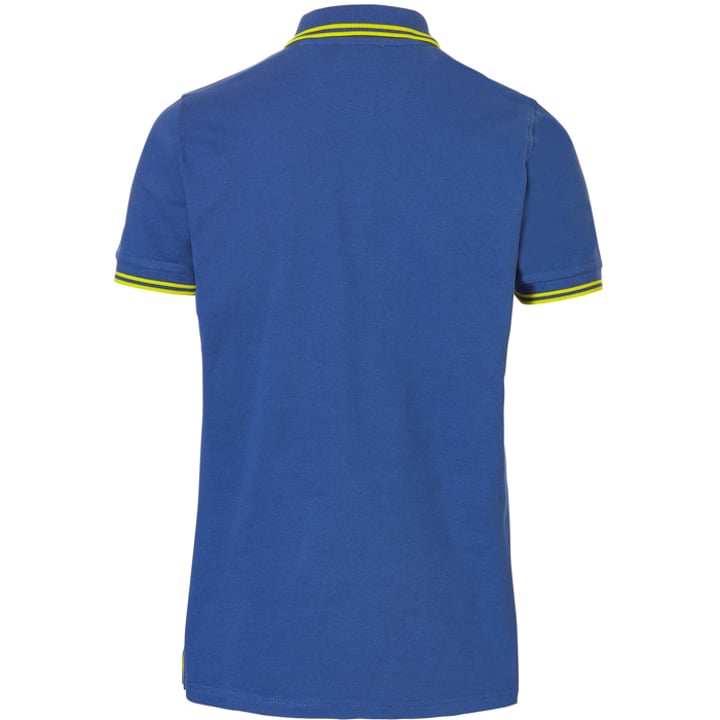 Polo Sea Barrier Freddy con colletto a contrasto blu rafia