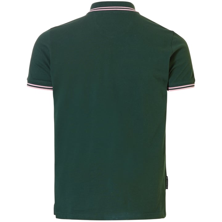 Polo Sea Barrier Freddy con colletto a contrasto Verde scuro