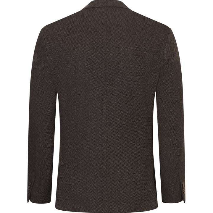 Giacca in misto lana two-tone Weis marrone
