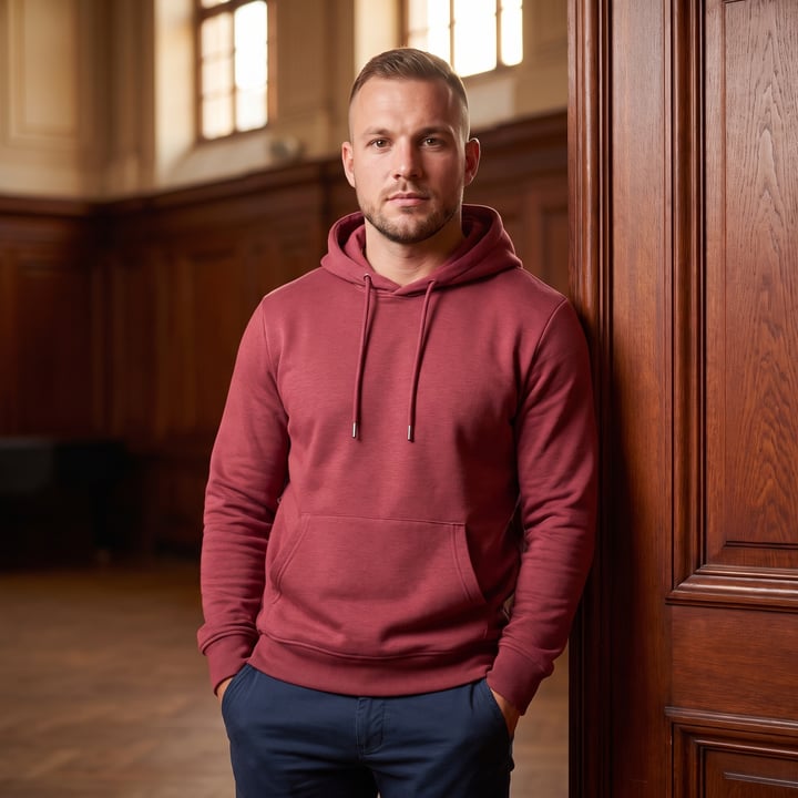 Felpa jjebasic Jack & Jones vestibilità regolare Hawthorn RoseReg