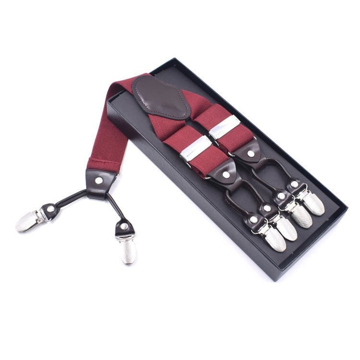 Bretelle rosso bordeaux