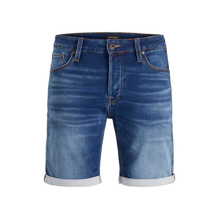 Jack & jones jjiricick icon normale adattamento corto blauw denim