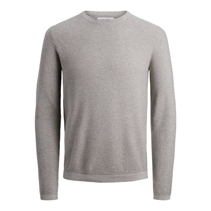 Jack & Jones Structured Swater Grey Melange