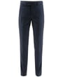 Henk ter Horst pantaloni in lana blu scuro slim fit