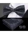 set farfalla matrimonio nero