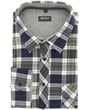 Camicia sportiva gcm a strisce blu verde