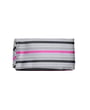 Pochette a righe, rosa/grigio #pcht38