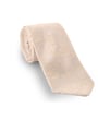 Cravatta nuziale Luxe Henk ter Horst con pochette jacquard intessuta in microsatin B warm Champagne