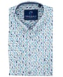 GCM originals camicia manica corta stampa ananas Bianco