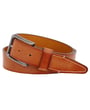 Henk ter Horst Cintura jeans in pelle impunturata Cognac