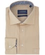 Ledub camicia uni manica lunga marrone chiaro