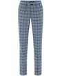 Henk ter Horst pantaloni superstretch con motivo a quadri blu