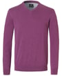 Maglione Baileys da uomo con scollo a V 100% cotone Viola