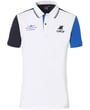 USGP polo da uomo slim fit color-blocking bianca