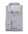 Olymp Level Five 24/Seven slim fit camicia a righe verde oliva