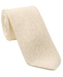 Lussuosa cravatta da sposo Henk ter Horst con pochette microsatin tessuto jacquard motivo avorio