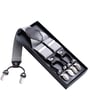 Bretelle doppie clip tinta unita grigio chiaro