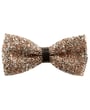 Papillon Henk ter Horst in paillettes glitterate con strass taglio brillante Champagne