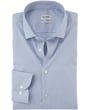 Camicia Olymp Level Five body fit a maniche lunghe blu