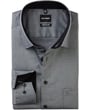 Olymp Luxor | Comfort Fit | Grigia | Collo Semi Kent | Interno Nero | Stiro Facile | Taschino