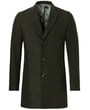 Henk ter Horst cappotto invernale trendy con motivo a spina di pesce verde