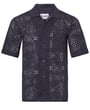 Flexx camicia blu scuro a maniche corte - vestibilità moderna