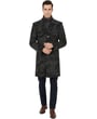 Henk ter Horst cappotto invernale con patta antivento rimovibile, dark camouflage antracite