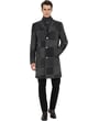 Cappotto invernale Henk ter Horst | Patchwork a blocchi Antracite | Patta antivento interna