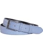 Henk ter Horst cintura in pelle di vitello stampata azzurro chiaro