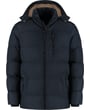 Giacca imbottita con cappuccio staccabile Pre End blu scuro